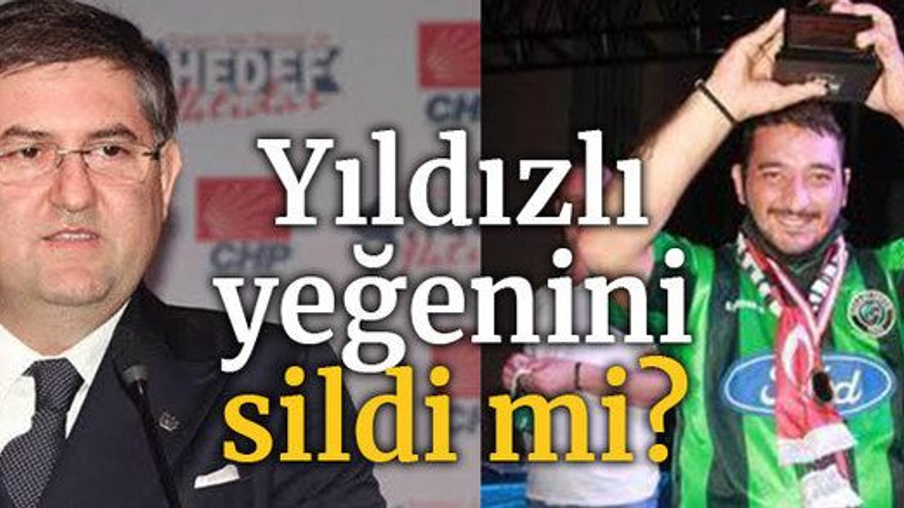 Yıldızlı yeğenini sildi mi?